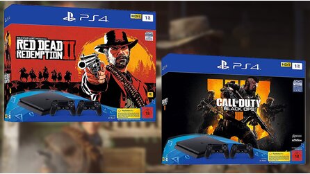 PS4 Slim Bundle mit RDR 2 oder Black Ops 4 - Cyber Week Angebote bei Amazon