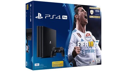 PS4 Pro im Bundle mit FIFA 18 und 14 Tage PS Plus - Nur 388 Euro im Top-Elf-Angebot