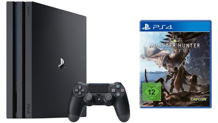 PS4 Pro + Monster Hunter World für 399 Euro inklusive Gutschein - Start was Wochen bei Saturn