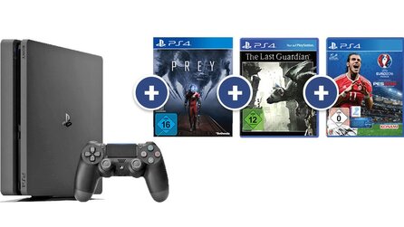 PS4 Slim 1 TB mit Prey, The Last Guardian + Euro 2016 für nur 224,10 Euro - Aktuelle Saturn Angebote