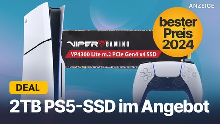 Teaserbild für 2TB PS5-SSD zum besten Preis des Jahres im Angebot: Endlich wird schneller Speicher wieder günstig!