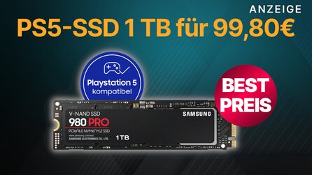 PS5-SSD zum Bestpreis: Schnappt euch die Samsung 980 Pro 1 TB für nur 99,80€!