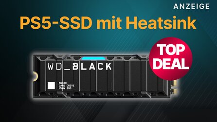 Nur heute: PS5-SSD WD Black SN850 inklusive Heatsink günstig bei MediaMarkt kaufen