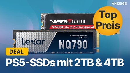 PS5-SSDs mit 2TB + 4TB im Angebot: Schnellen Speicher für die Konsole zum Spitzenpreis sichern!