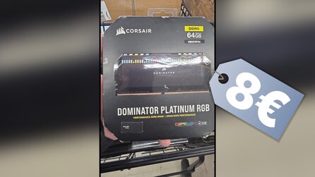 RAM wird gerade unheimlich teuer, aber dieser Glückspilz kauft ein 64 GB-Kit für gerade mal 8 Euro - dabei ist es eigentlich 500 Euro wert