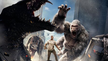 Rampage - Spiele-Verfilmung vs. Arcade-Klassiker im Behind-the-Scenes-Video