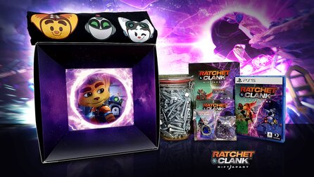 Ratchet + Clank: Rift Apart - Schätze die Schrauben und gewinne das Spiel und ein großes Fan-Bundle!