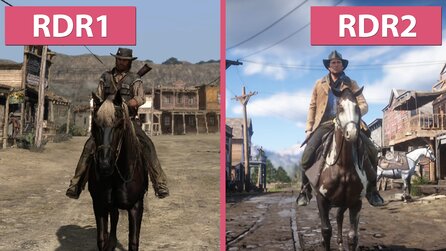 Red Dead Redemption 2 - Red Dead Redemption 1 gegen Red Dead Redemption 2 im Trailervergleich