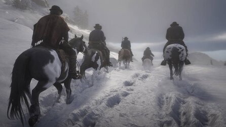 Red Dead Online hat jetzt Schneestürme + die Spieler freut es