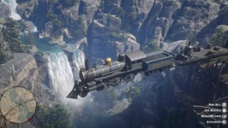 Red Dead 2: Witziger Glitch lässt euch über unsichtbare Brücke fahren