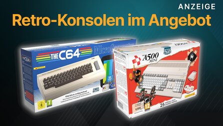 Amiga A500 Mini + C64 Maxi: Die Retro-Konsolen jetzt im Amazon Angebot günstig kaufen