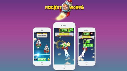 Rocket Words - Rocket Beans-Star Nils veröffentlicht Gratis-Spiel für iOS + Android