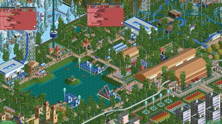 Rollercoaster Tycoon 2 - Spieler stellt seinen Mega-Park nach 10 Jahren endlich fertig