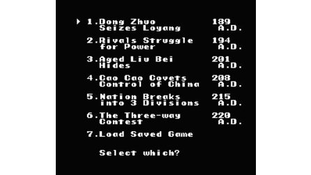 Romance of the Three Kingdoms II NES