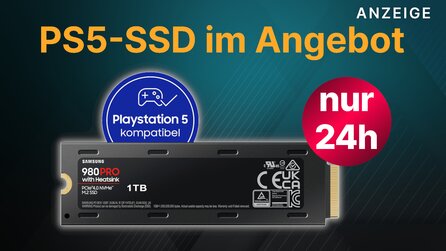 Nur für 24 Stunden: PS5-SSD mit 1 TB und Heatsink bei Saturn im Angebot