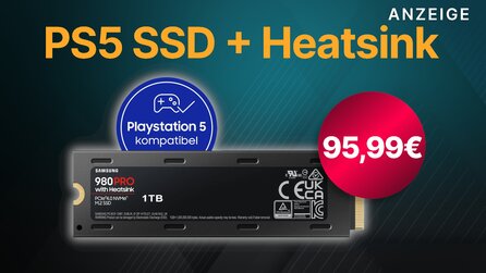 Samsung 980 Pro: Schnelle PS5 mit 1 TB + Heatsink jetzt für nur 95,99€ im Angebot