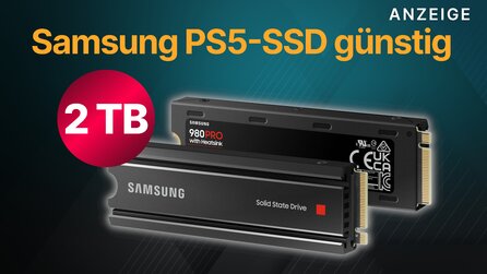 Samsung 980 Pro: Jetzt PS5-SSD mit 2 TB Speicher günstig im Angebot sichern