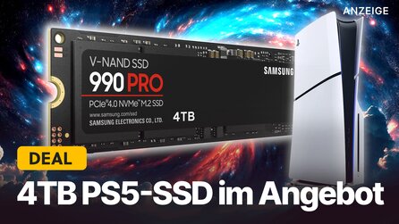 PS5-SSD mit 4TB Speicher im Angebot: Günstiger gab es die schnelle Samsung 990 Pro seit Monaten nicht mehr!