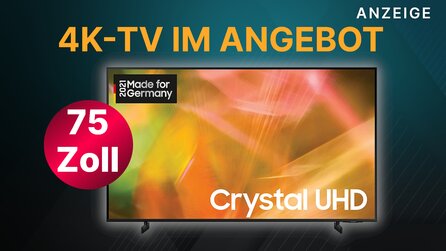 75 Zoll 4K-Fernseher von Samsung jetzt bei Amazon günstig wie nie im Angebot