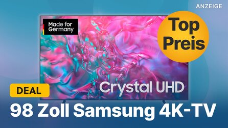 98 Zoll Samsung 4K-TV im Angebot: 120Hz-Fernseher aus 2024 zum Top-Preis bei Amazon sichern!