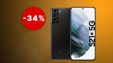 Nur noch für kurze Zeit: Samsung Galaxy S21+ 5G mit 34 Prozent Rabatt [Anzeige]