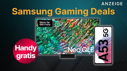 Samsung-Aktion: Neue Gaming-TVs für PS5 kaufen + kostenloses Smartphone abstauben