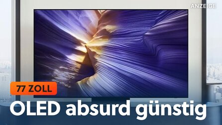 77 Zoll OLED-Gigant mit 144Hz jetzt zum Bestpreis bei Amazon