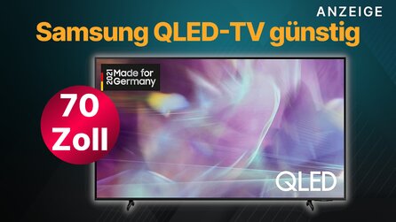 70 Zoll QLED-TV: Samsung 4K-Fernseher jetzt bei Amazon günstig im Angebot sichern