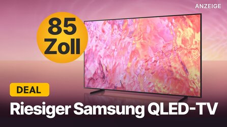 Gigantischer Samsung QLED-TV im Angebot: 85 Zoll 4K-Fernseher nur bis Samstag 1700€ günstiger schnappen!