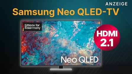 QLED-TV im Angebot: Tolles Bild auch bei heller Sonne mit dem Samsung QN85A