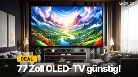 77 Zoll OLED-TV 53% günstiger im MediaMarkt-Angebot: Riesigen 4K-Fernseher schnappen + Samsung Galaxy Handy kostenlos dazu sichern!