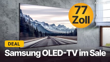 77 Zoll OLED-TV im Angebot: Samsungs besten 4K-Fernseher jetzt mit riesigem Display zum Top-Preis sichern!