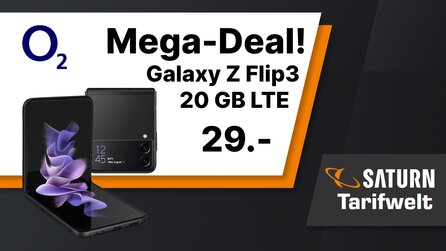 Mega-Deal: Galaxy Z Flip3 mit 20 GB Datenvolumen für nur 29 Euro! [Anzeige]