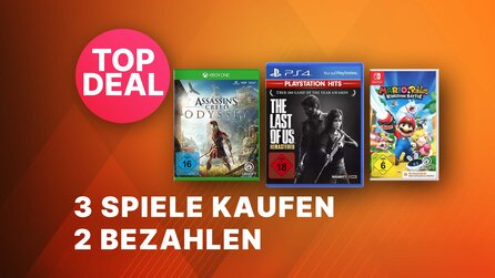 Saturn 3-für-2-Angebot: 3 Spiele für PS4, Switch + Xbox kaufen, 2 bezahlen [Anzeige]