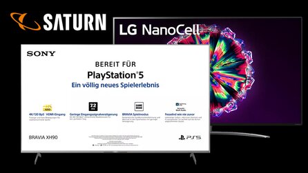 Saturn – 4K-TVs mit HDMI 2.1 von Sony, Samsung und LG im Angebot [Anzeige]