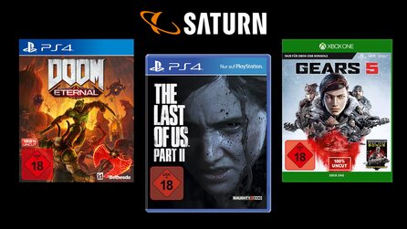 Saturn – The Last of Us 2 und Doom Eternal in den Weekend Deals [Anzeige]