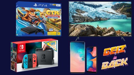 Saturn Prospekt: Geiz is Back - Samsung 4K TV, PS4 und Switch im Angebot [Anzeige]