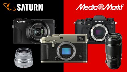 Saturn + MediaMarkt – Bis zu 200€ Rabatt auf Kameras von Fujifilm und Canon [Anzeige]