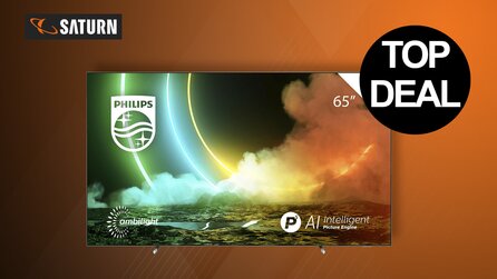 65 Zoll OLED-TV: Jetzt 4K-Fernseher mit Ambilight holen und 350€ sparen [Anzeige]