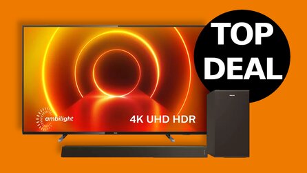 Saturn – Philips 4K-TV mit Ambilight im Angebot, Soundbar gratis dazu [Anzeige]