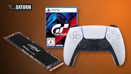 Saturn: PS5-SSD und Bundle mit DualSense + Gran Turismo 7 im Angebot [Anzeige]