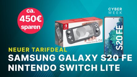 Saturn Black Friday - Tarifdeal: Samsung Galaxy S20 FE + Switch Lite [Anzeige]