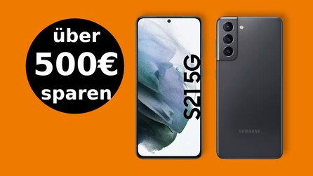 Saturn – Über 500€ sparen: Samsung Galaxy S21 im Tarifdeal mit 40 GB LTE5G [Anzeige]