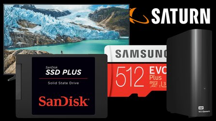 Weekend Deals – 4K-TVs und SSDs für Konsole reduziert bei Saturn [Anzeige]