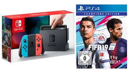 FIFA 19 Champions Edition PS4 für 49 Euro - Nintendo Switch-Bundle für 315 Euro