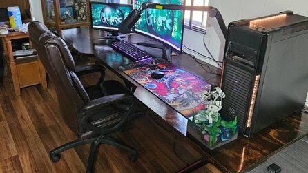 PC-Fan schnappt sich seinen Opa und gemeinsam starten sie ein wundervolles Projekt: Sie bauen einen 2,5m großen Gaming-Schreibtisch, der wertvoller ist als jedes Hardware-Piece