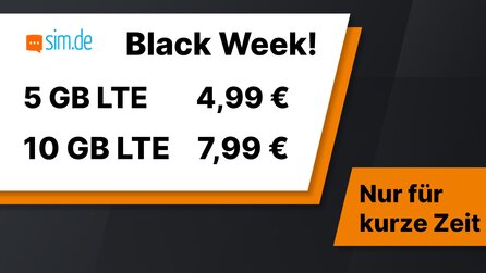 Black Week: 10 GB Datenvolumen für nur 7,99 Euro - Bestpreis! [Anzeige]