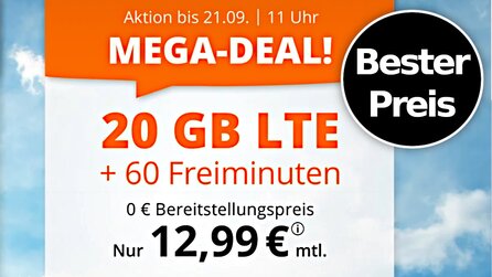 Handytarif – Jetzt 20 GB LTE für nur 12,99€ im Monat holen [Anzeige]
