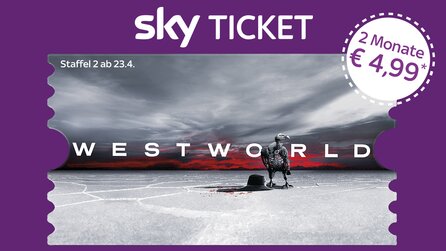 2 Monate Sky Entertainment Ticket für nur 4,99 Euro - Westworld Staffel 2, The Walking Dead und mehr