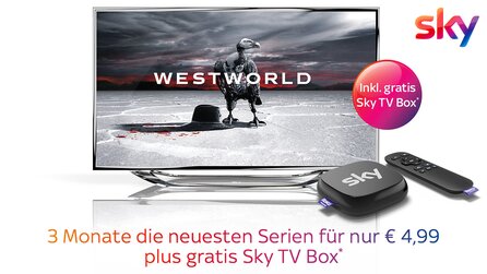 3 Monate Sky Entertainment Ticket + gratis Sky TV Box - Im Angebot für einmalig 4,99 Euro